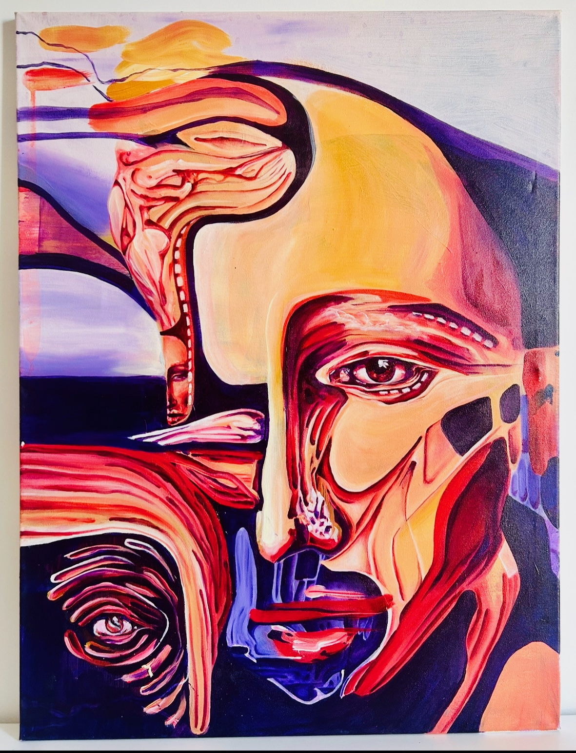 Abstract artwork by Sarah Eisner - emotional expression through color